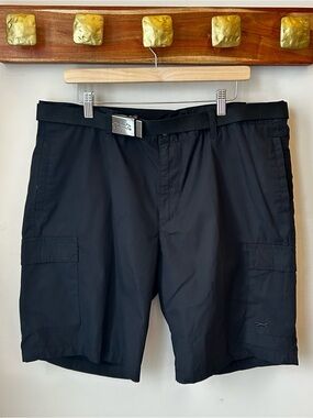 BNWT Fox Black Cargo Shorts with Webbing Belt